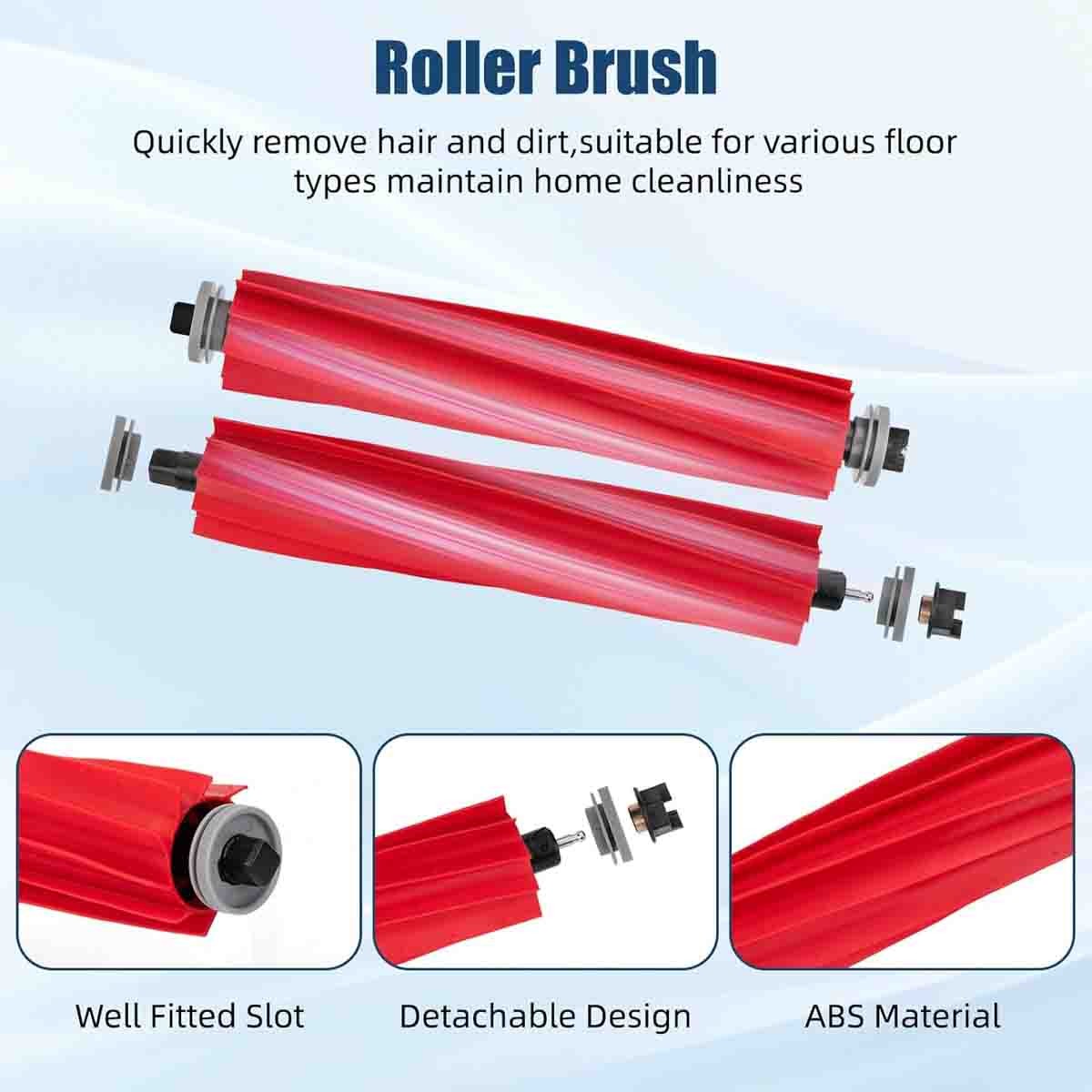 17 Pack Accessories Compatible With Roborock Qrevo Plus Vacuum Robot Parts