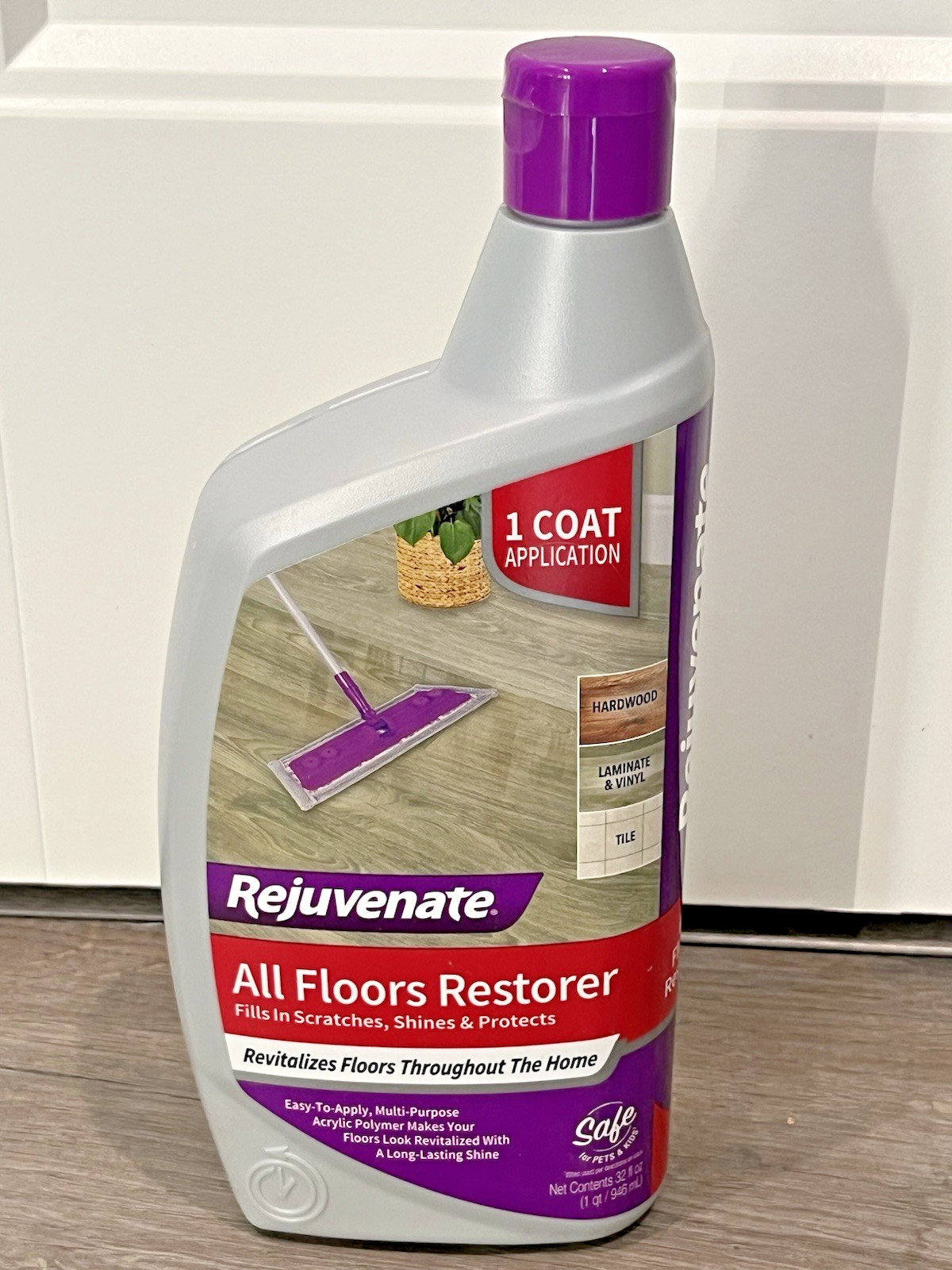 Rejuvenate All Floors Restorer and Polish Fills in 32 Fl Oz (Pack of 1)