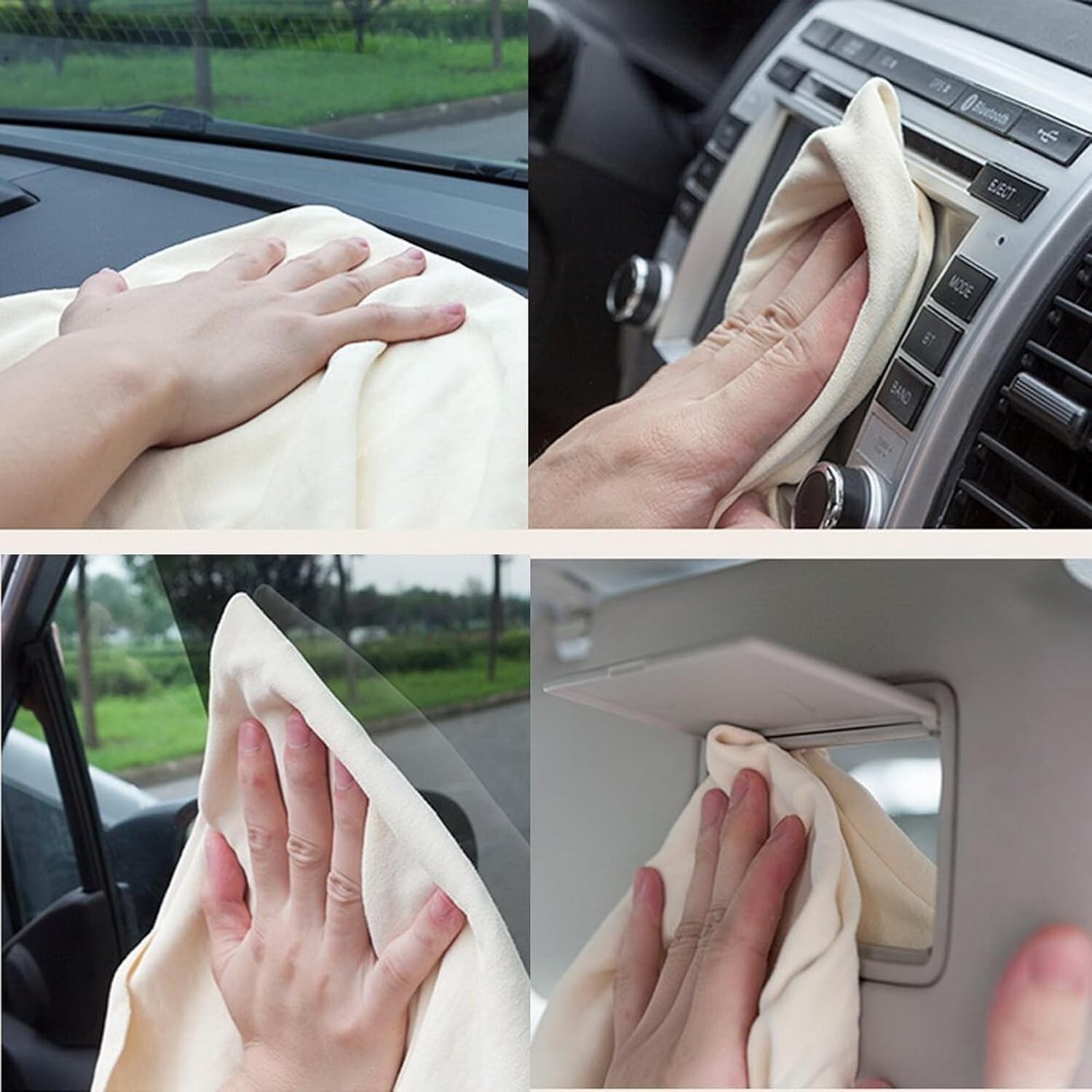 Chamois Cloth For Car Drying Towel Shammy Towel Natural 60X90CM