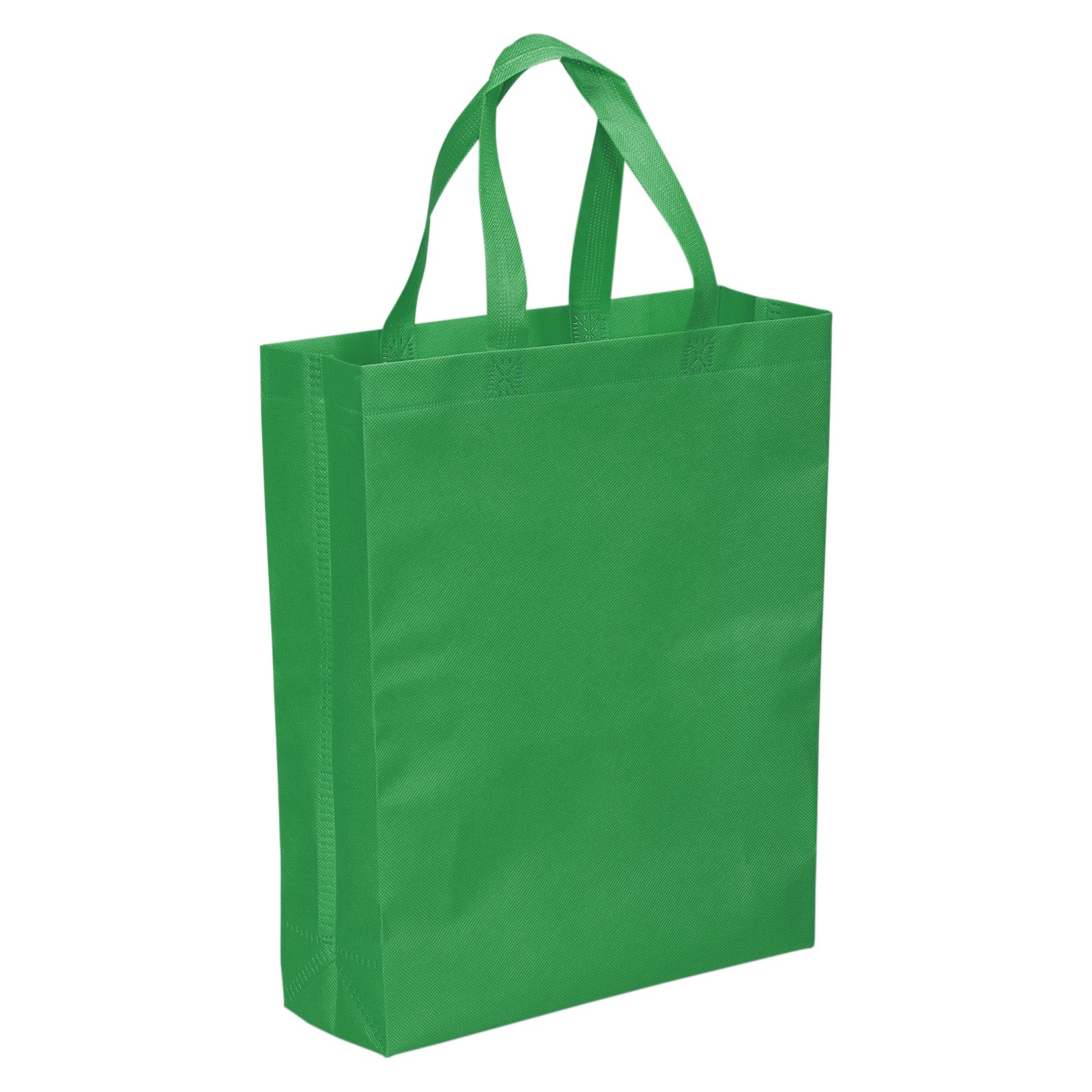 10 Pcs 38x30cm Reusable Gift Bag Vertical Style Non-Woven, Dark Green