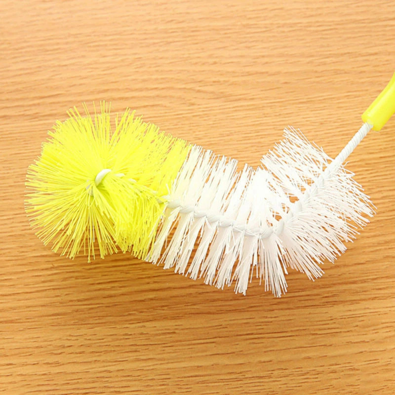 Brew Scrubbing Cleaner Long Handle Bottle Cup Cleaning Brush Kitchen Washer Tool