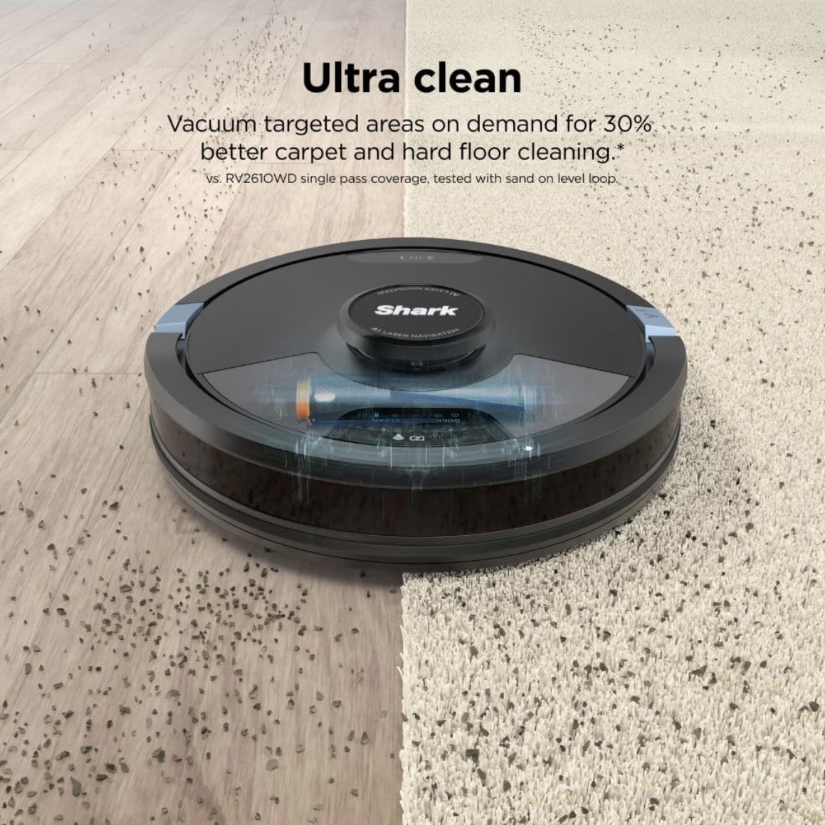 Shark RV2620W AI Ultra Robot Vacuum and Mop with Matrix Clean Navigation