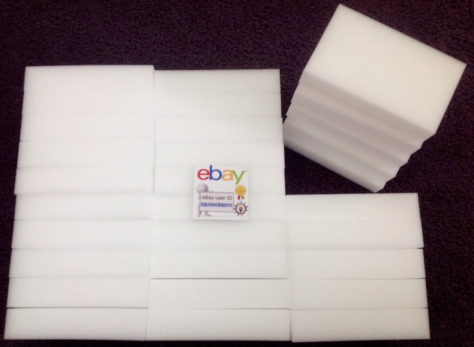 30 PREMIUM Grade Melamine Sponge Eraser BULK PACK 3/4″ Works Like Magic!