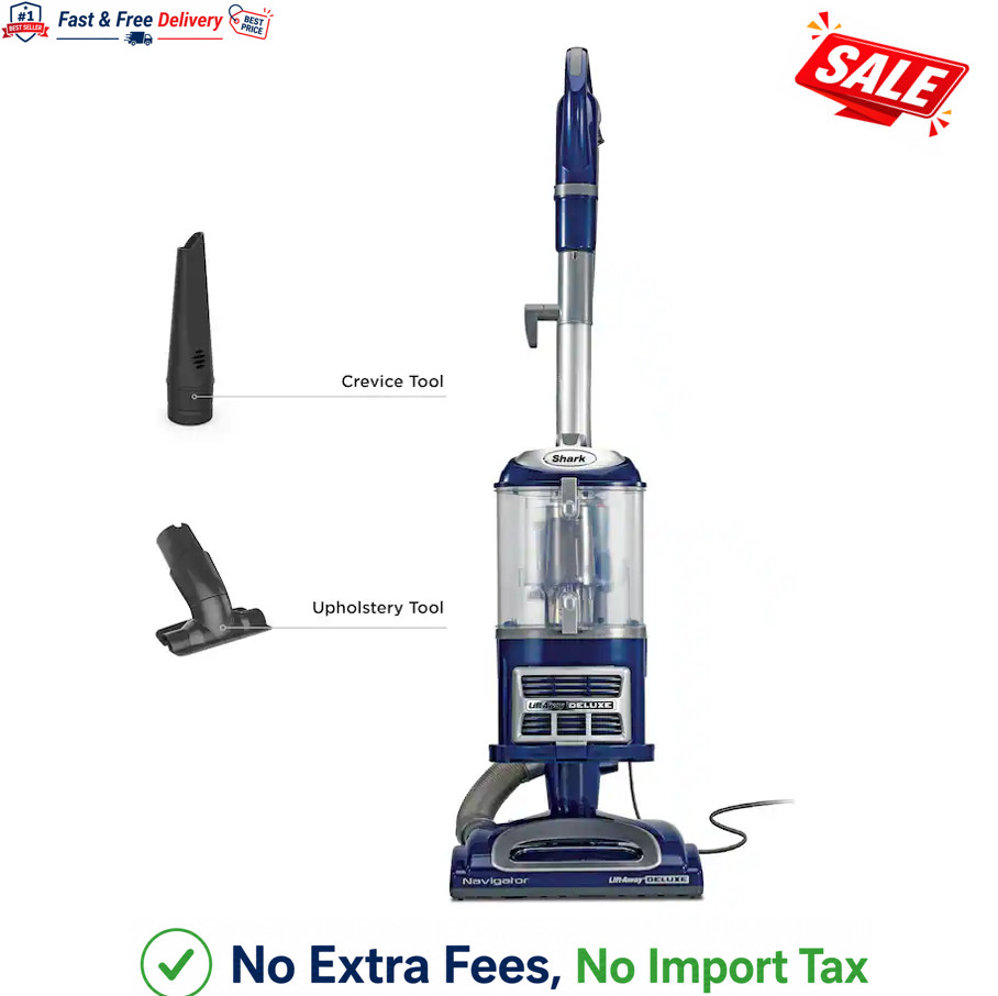 Shark Navigator Lift-Away Deluxe NV360 Upright Vacuum Cleaner Pet Power, Blue