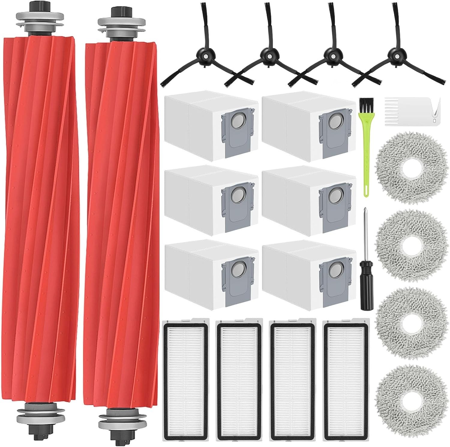Vacuum Accessories Kit for Roborock Qrevo S Qrevo Pro Qrevo MaxV Qrevo Plus