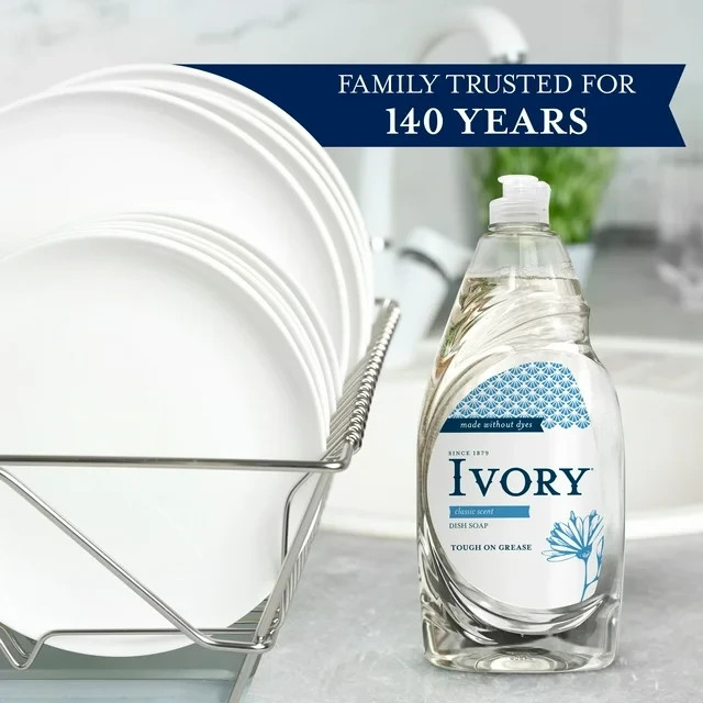 10-Pack Ivory Dishwashing Dish Detergent Classic Scent 24 Oz FREE Shipping