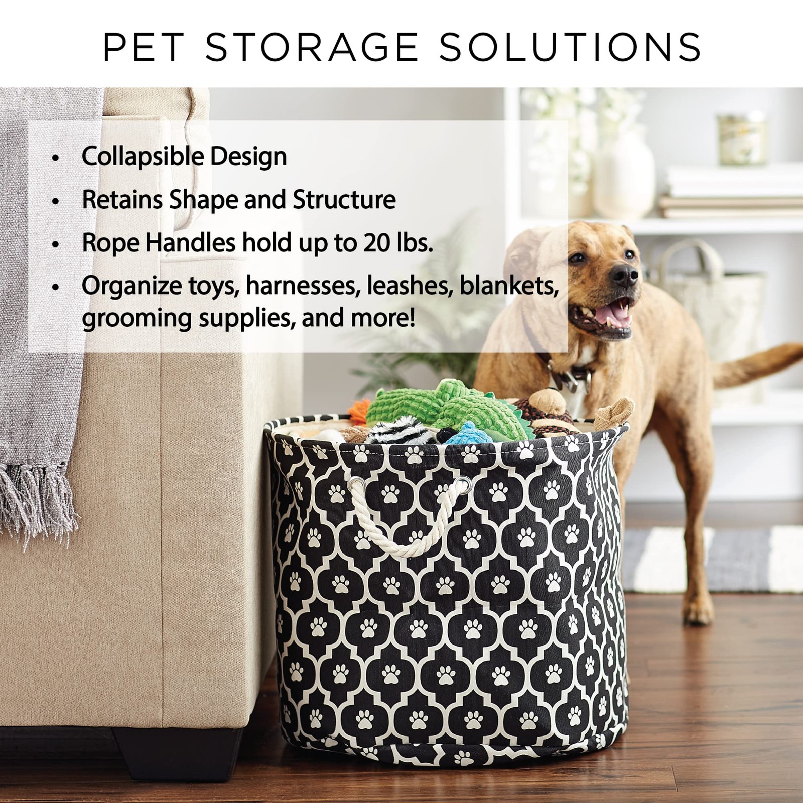 Target Small Round White Gray Pet Storage Basket 9×12 Stylish and Functional