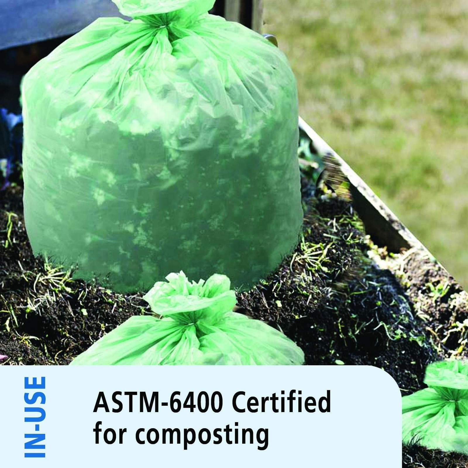 by Envision Ecosafe-6400 Bags, 30 Gal, 1.1 Mil, 30″ X 39″, Green, 48/box