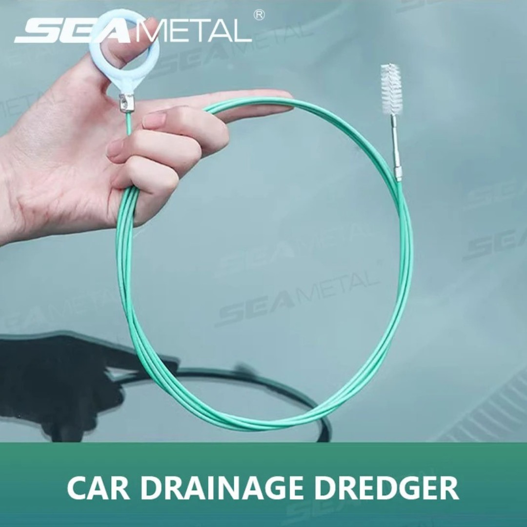9.84FT Car Sunroof Drain Cleaning Tool Flexible Drain Brush Long Tube Cleaner US
