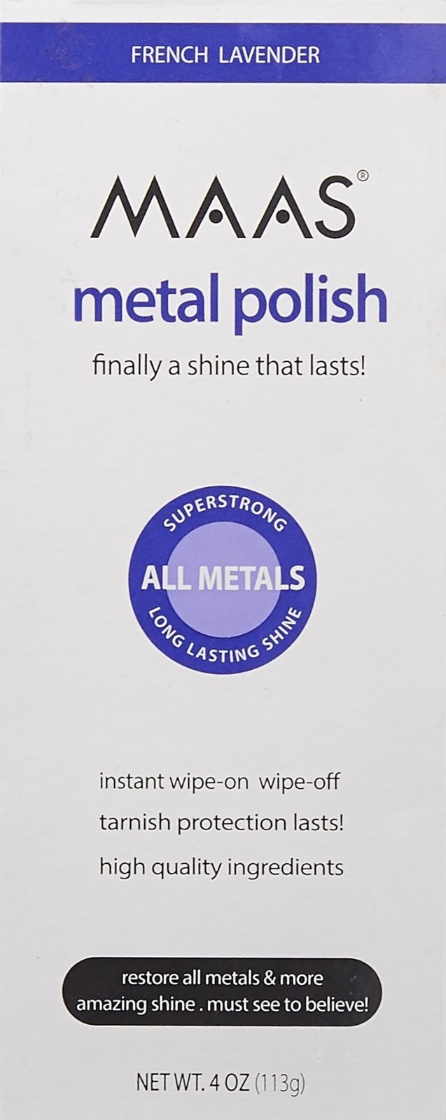 Metal Polish 4oz – Premium Shine & Protection, Easy Application, 1 Pack