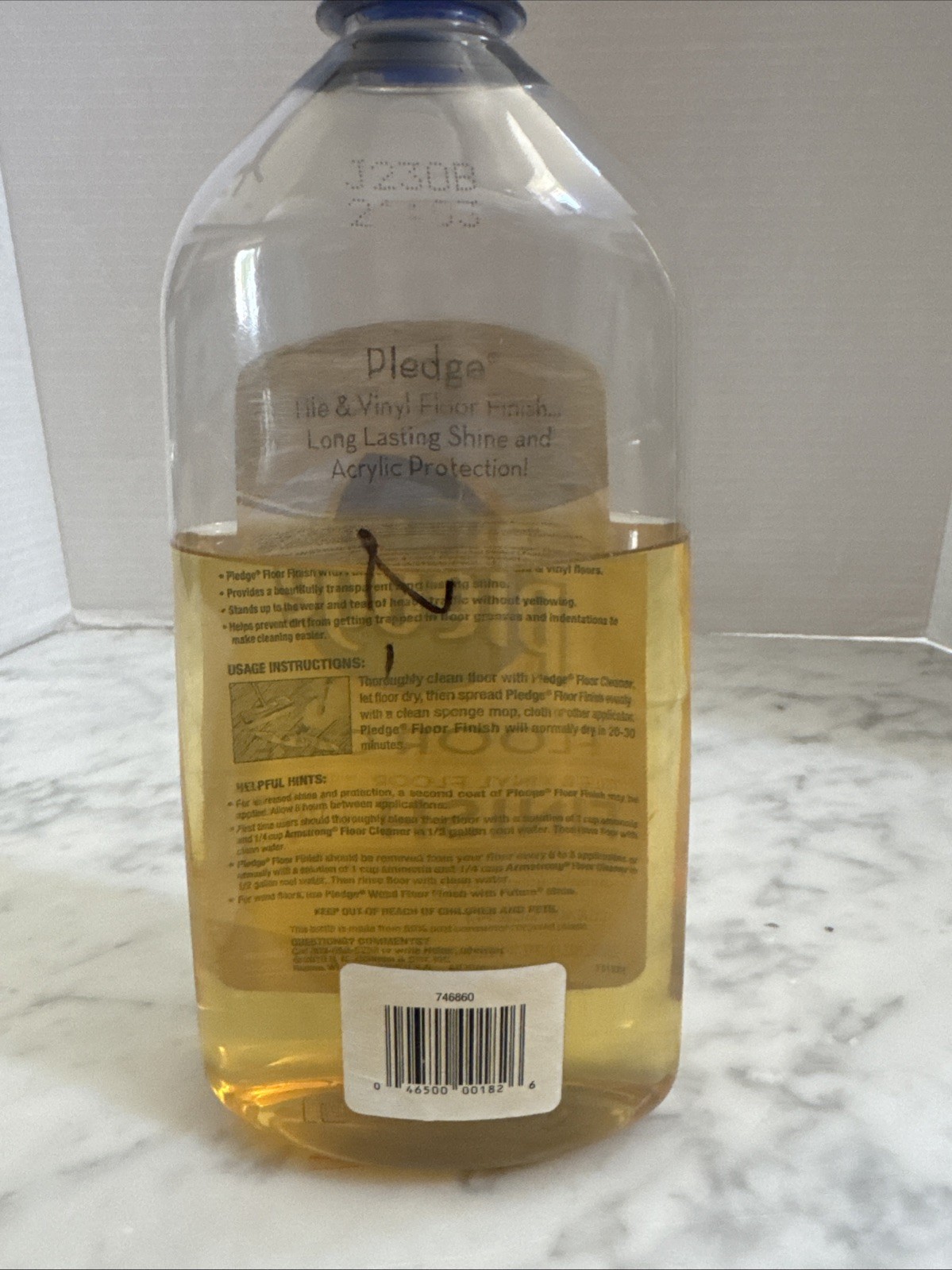 Pledge Floor Care Future Shine Tile Vinyl Floor Finish 27 fl oz discontinued