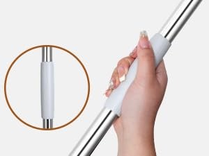 Broom, Outdoor Brooms for Sweeping Indoor, Adjustable 55″ Pet Hair Removal Heavy