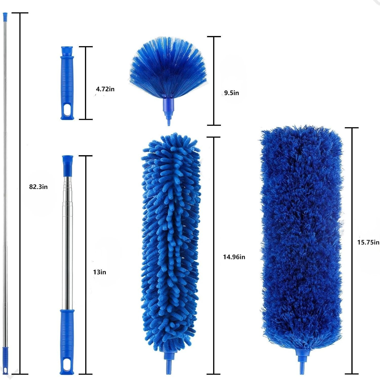 Microfiber Dusters for Cleaning Cobwebs Fans Ceilings Dusters with Extendable…