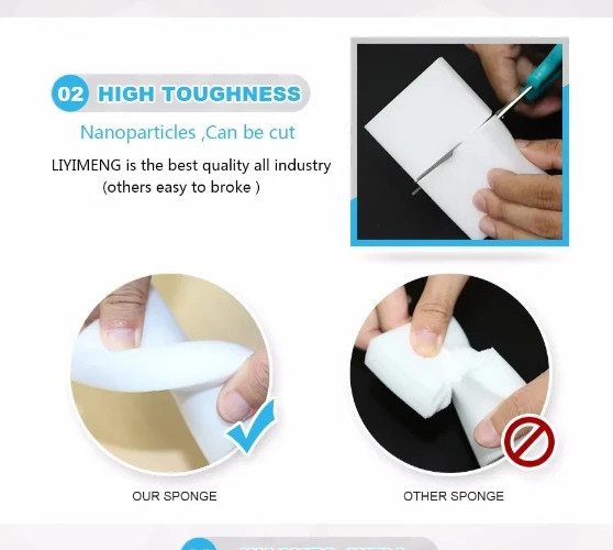 Lot 100pcs Magic Sponge Eraser Melamine Washing Thick Cleaning Foam Home Tool
