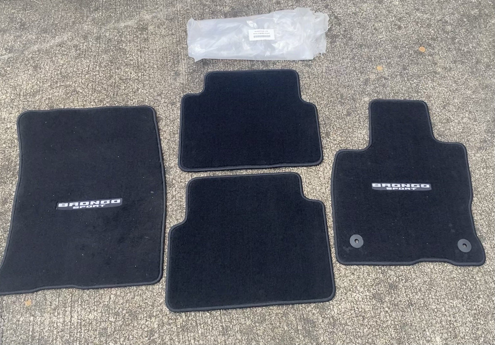 2022-2025 Ford Bronco Sport OEM Floor Mat Four Piece Set M1PB S130D00 AC3JA6