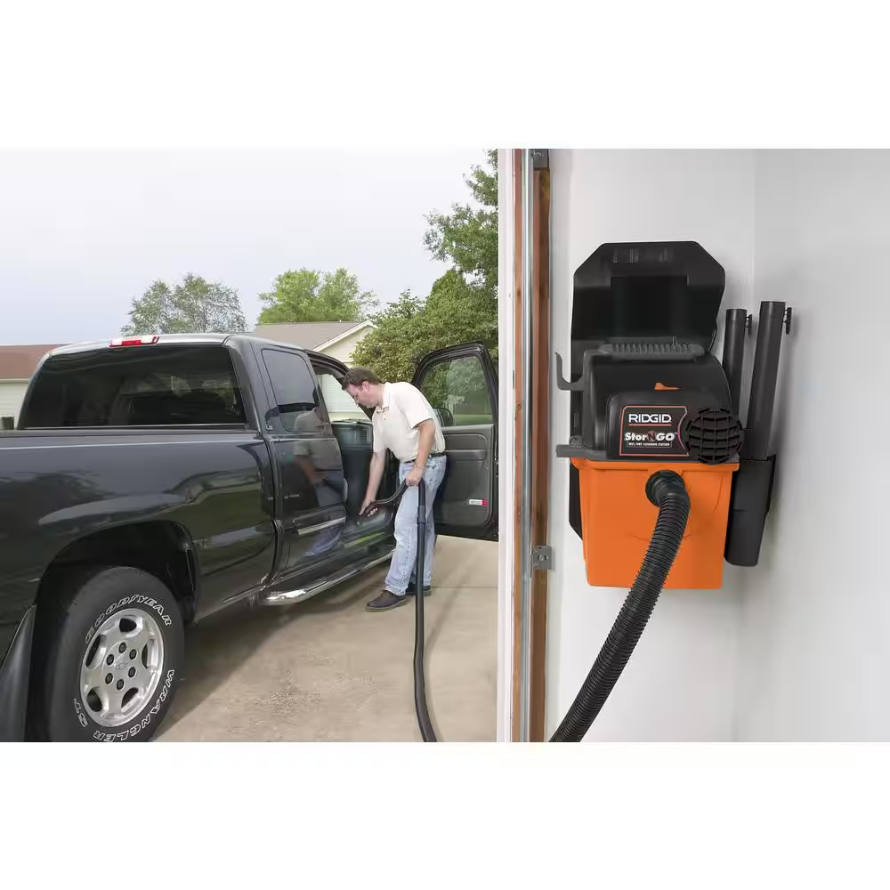 Tug-A-Long Locking Vacuum Hose for RIDGID Wet/Dry Shop Vacuums 1-7/8 in.x14 ft.