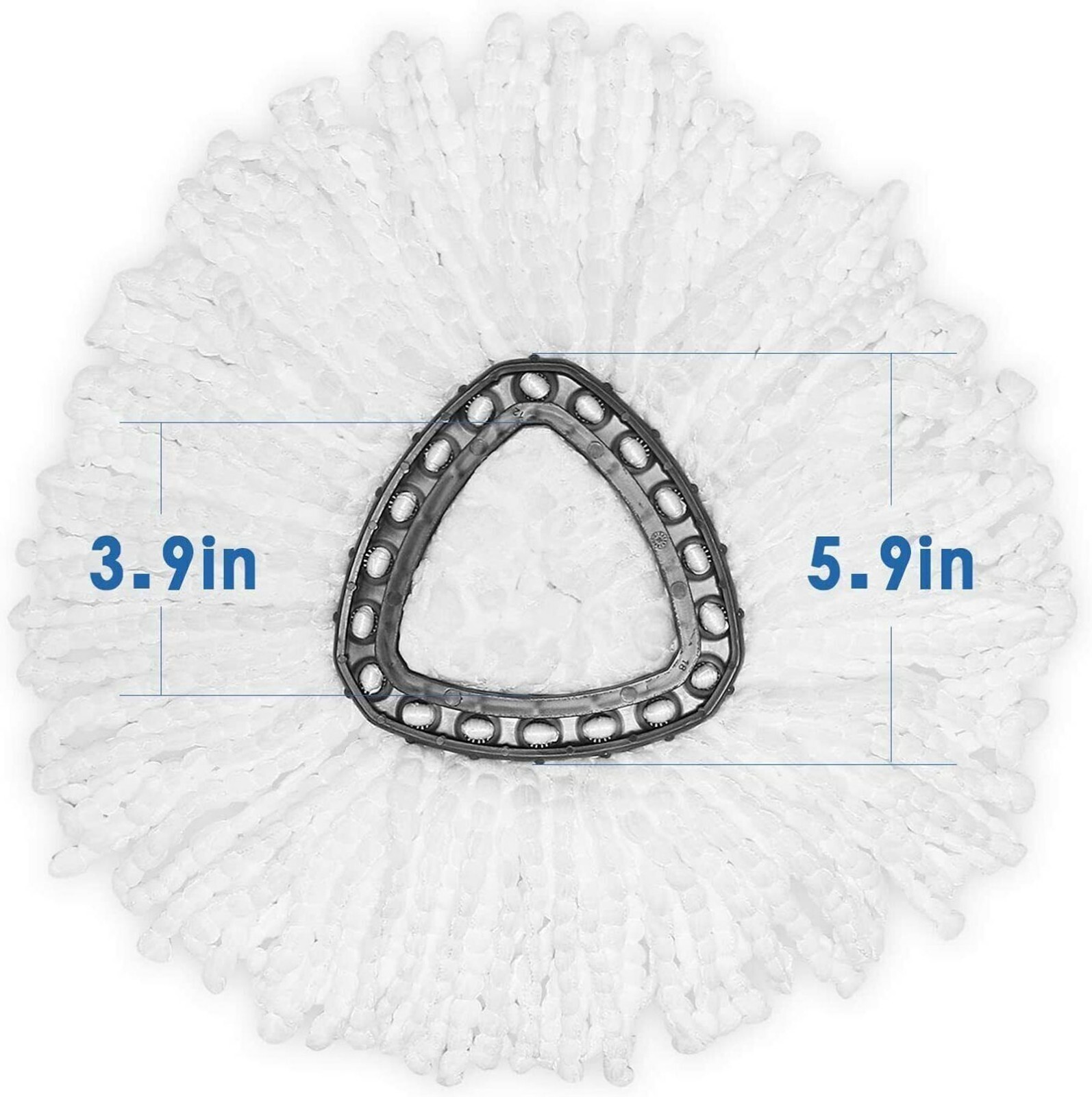 6P Replacement Microfiber Mop HEAD For O-Cedar Spin Mop Easy Clean Wring Refill