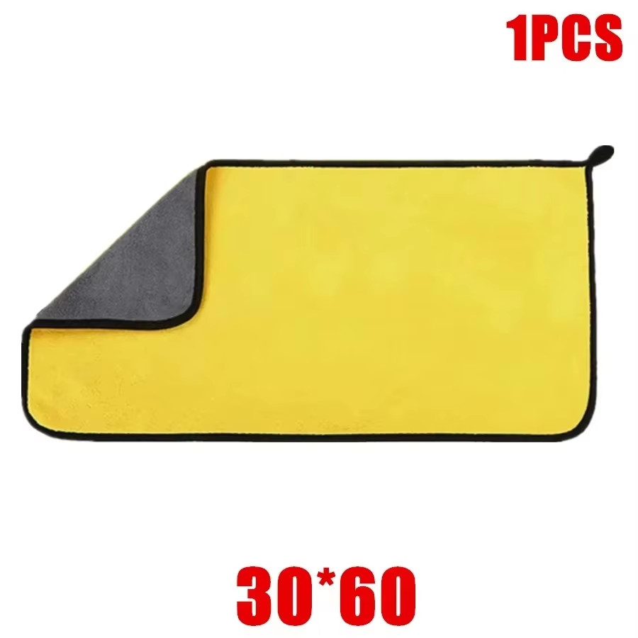 1/2/3/6/10Pcs 30X60Cm Microfiber Car Cleaning Towels Soft Quick Drying for Windo