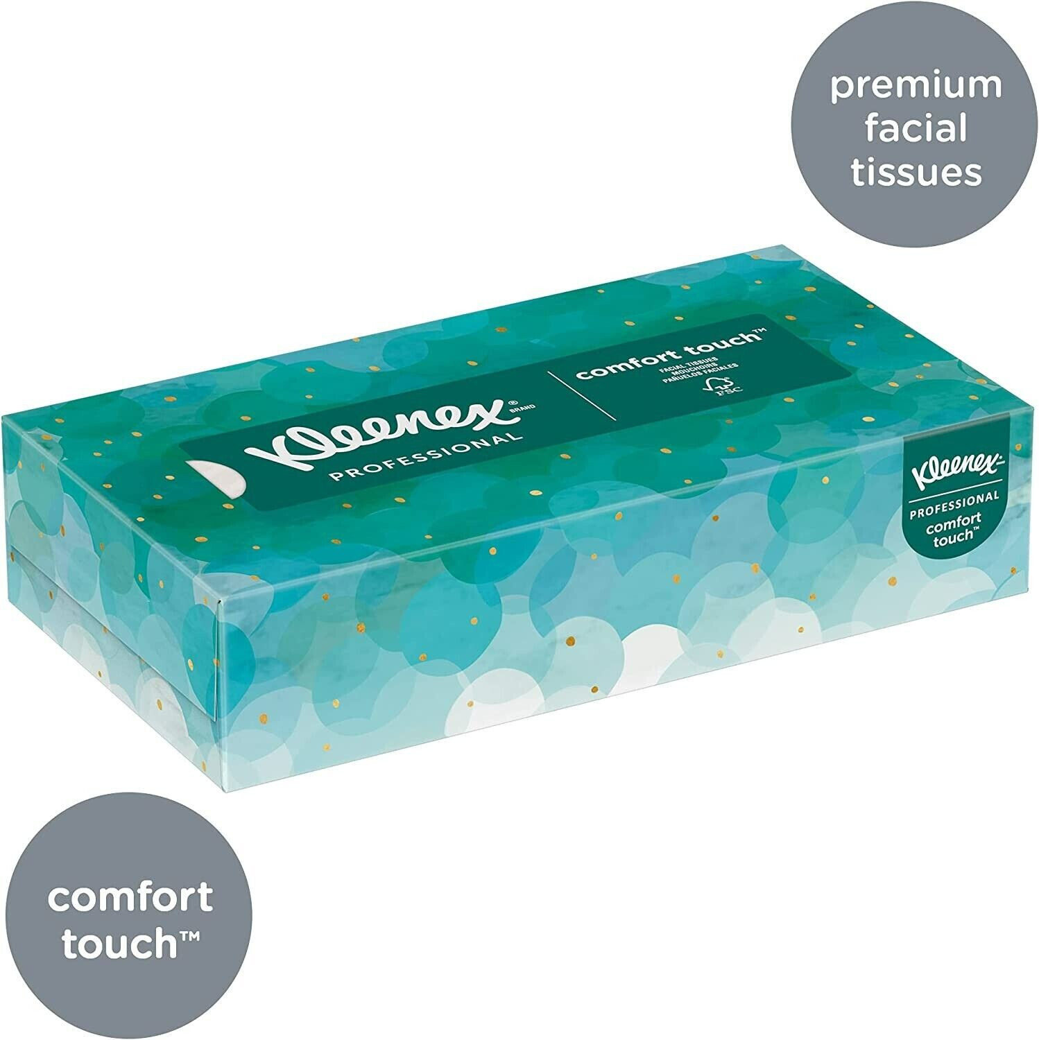 Kleenex Professional Facial Tissues 21400 2-Ply White 5 Boxes
