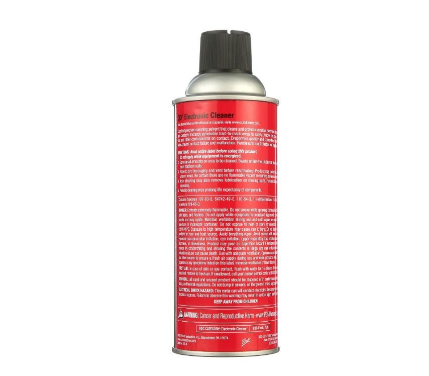 2 pack Electronic Contact Cleaner Spray Best Quick Drying Fix CRC QD Corrosion