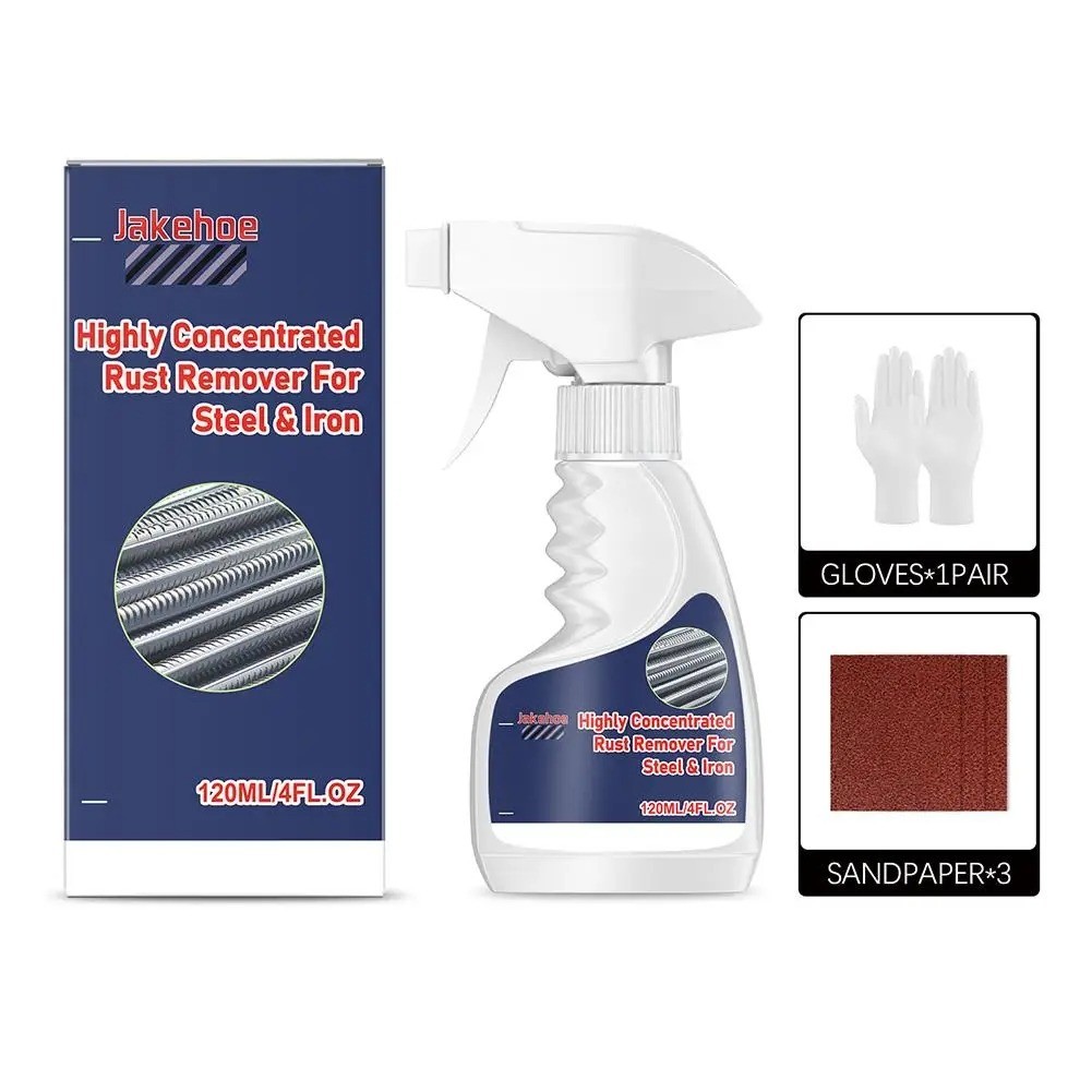 120ML Heavy Duty Rust Removal for Metal,Multipurpose Rust Remover Spray