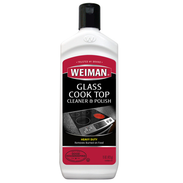 WEIMAN GLASS COOK RANGE SURFACE CLEANER POLISH Clean Shine Protect Heavy Duty 15