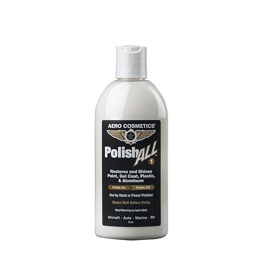 All Aircraft Grade Paint, Aluminum & Plastic Window Polish for Your Car Boat RV