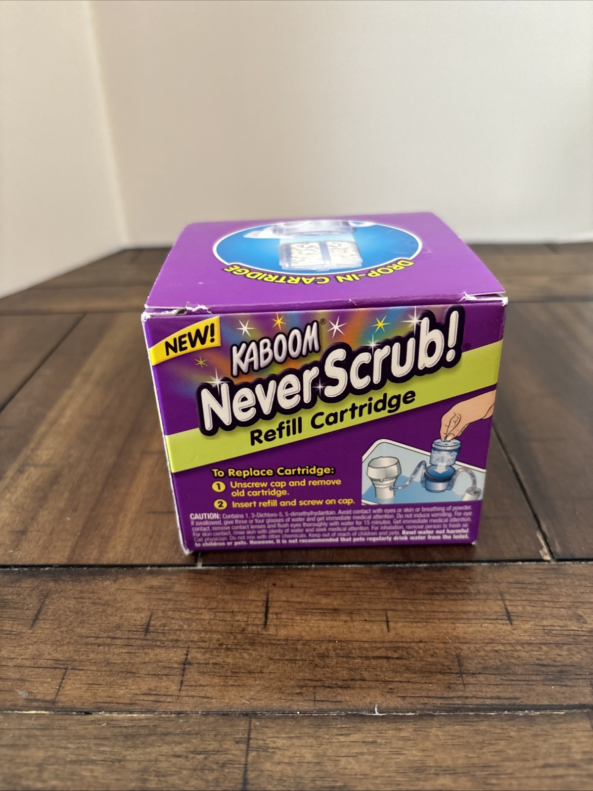 NOS Kaboom Never Scrub Refill Drop In Cartridge 1.65 oz Discontinued G