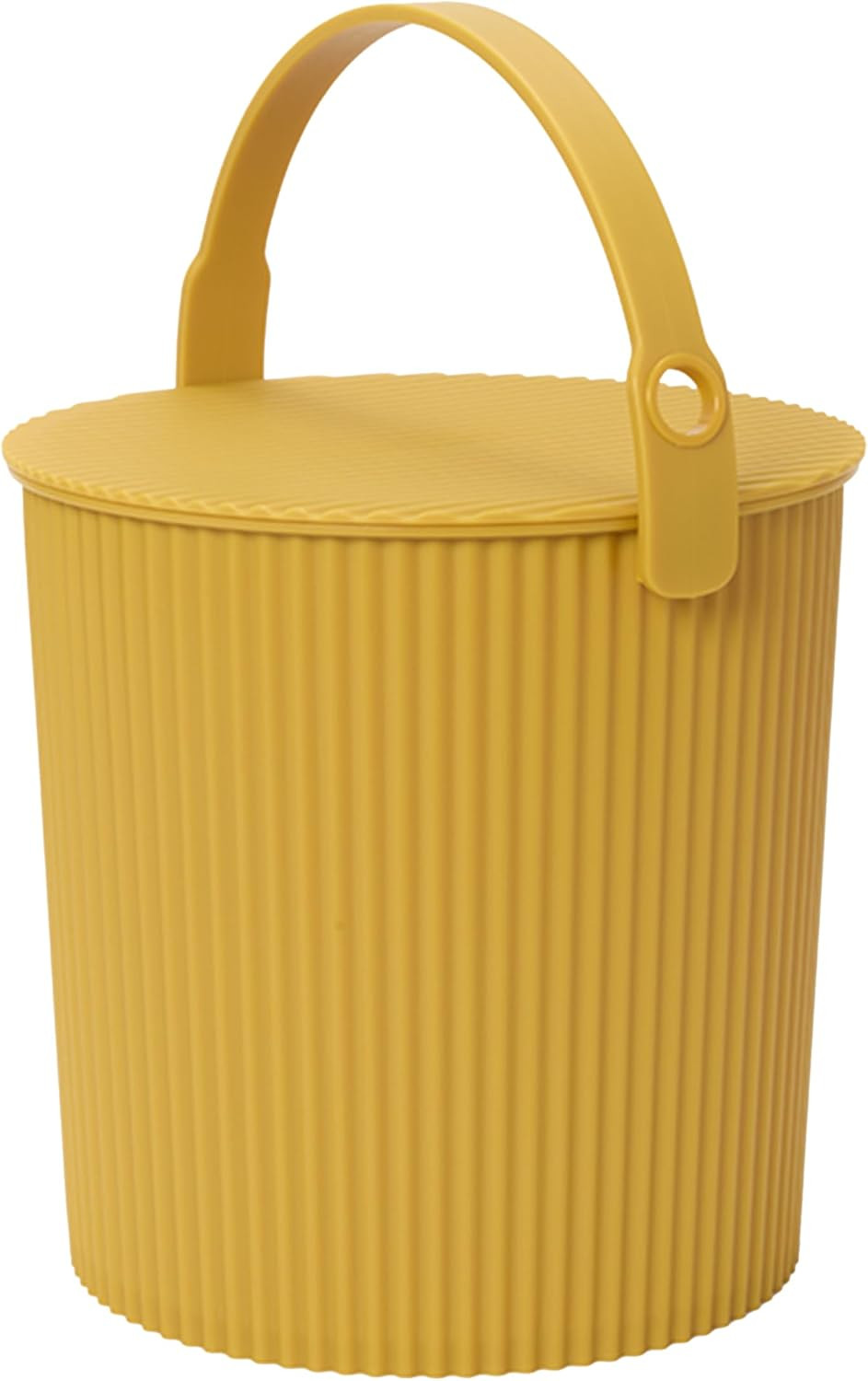 Large Bucket, 2.6 Gallon Heavy Duty Bucket with Lid & Handle | Hands-Free Fillin