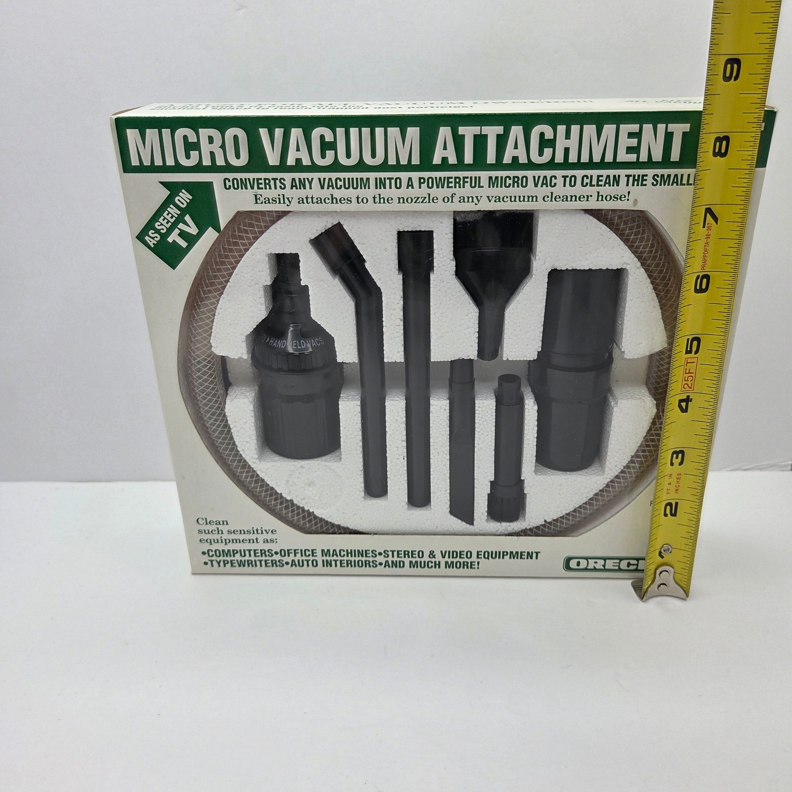Oreck XL Micro Vacuum Attachment Kit Universal 8 Piece Set Fits All Vacuums