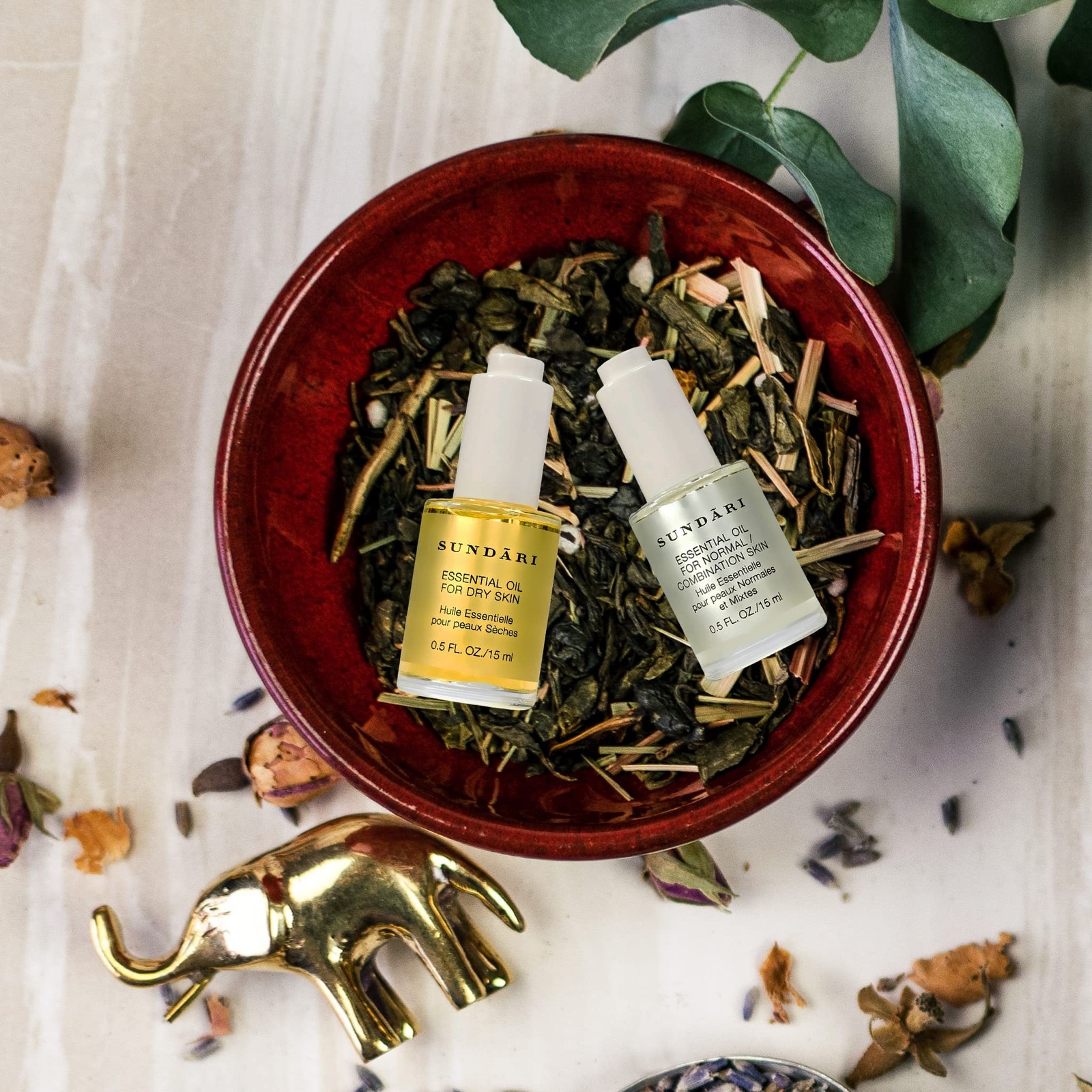 SUNDARI Essential Oil for Normal/Combo Skin, 0.5 Fl Oz, Jasmine & Ylang Ylang…