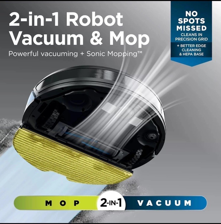 Shark Matrix Plus Robot Vacuum & Mop w/ SELF EMPTY BIN + Mopping UR2650WS