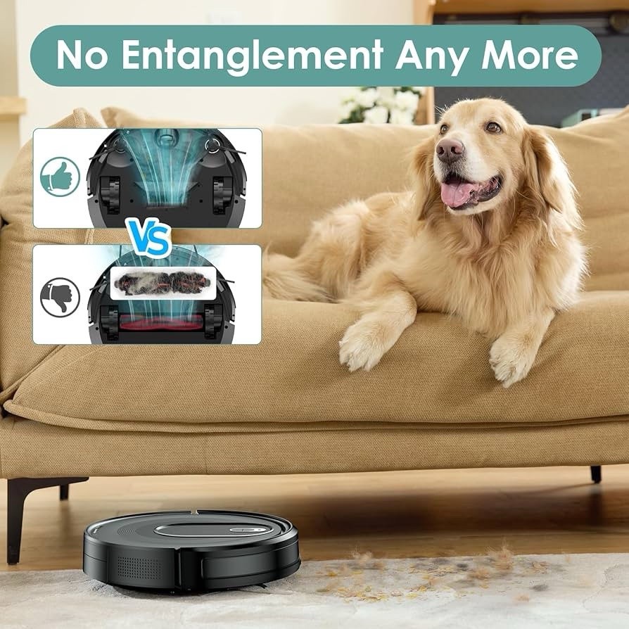 Robot Vacuum, 100 Mins Runtime, Slim, Quiet, Automatic Robotic Vacuum Cleaner