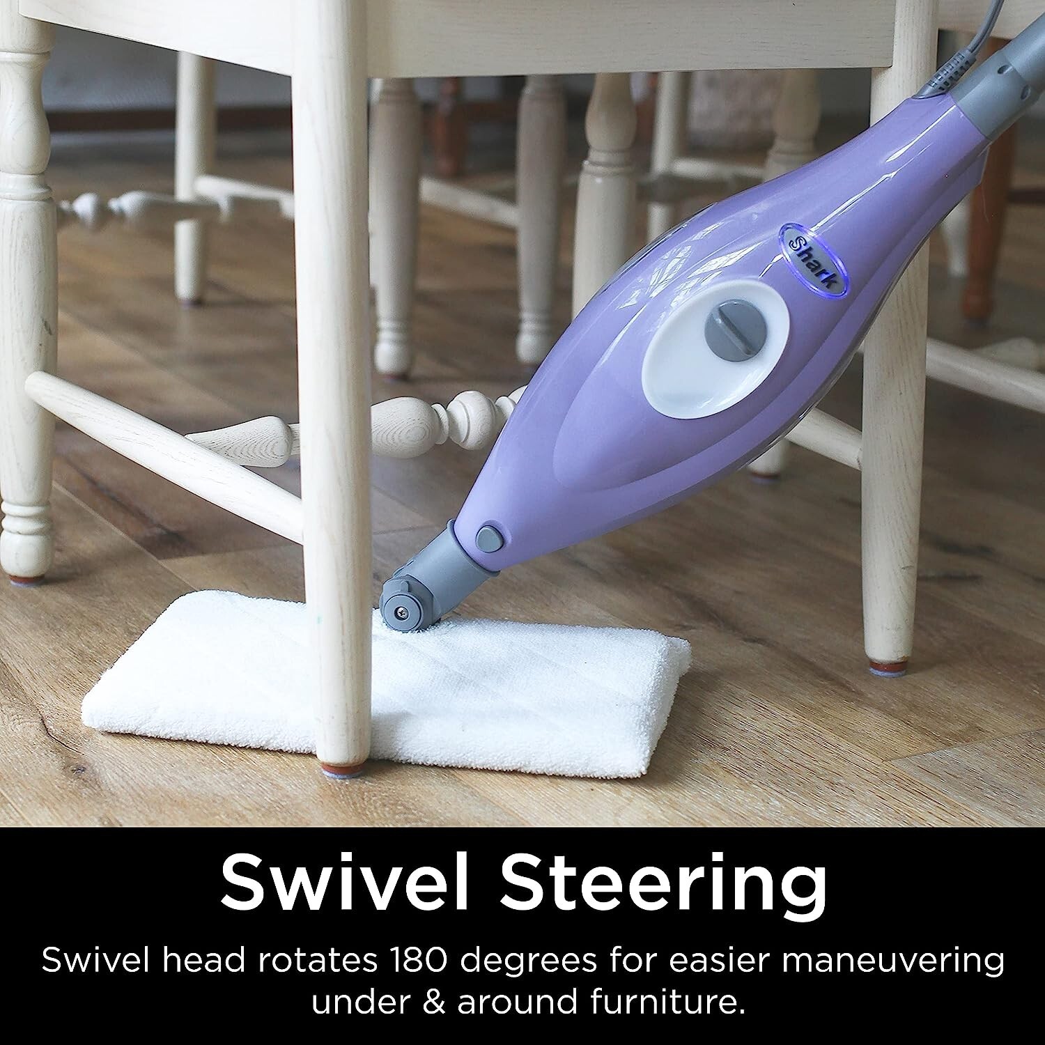 Shark S3501 Steam Pocket Mop Hard Floor Cleaner, With Rectangle Head and 2 Washa