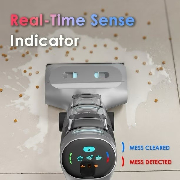 Tineco GO H2O SENSE Wet/Dry Mop & Vacuum with Mess Detection