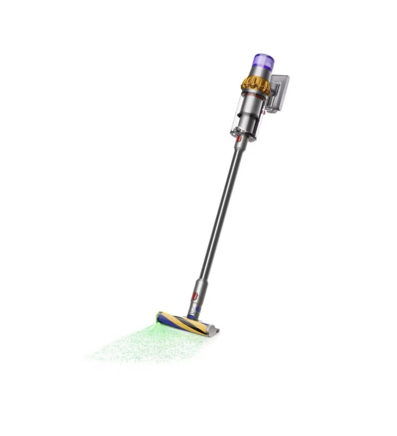 Dyson V15 Detect Cordless Stick Vacuum Cleaner – Yellow/Nickel (447261-01)