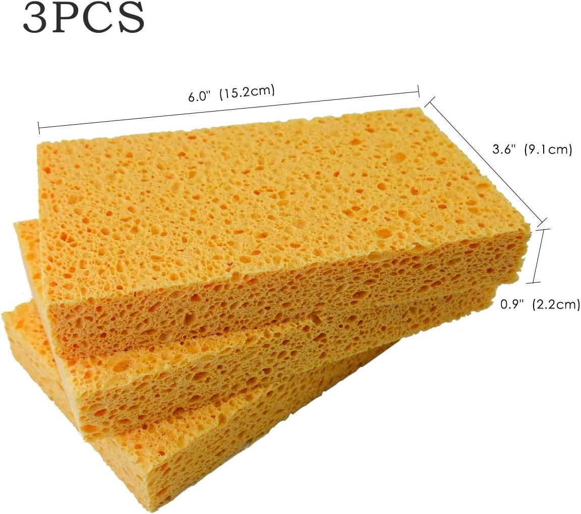 6 x 3.6 x 0.9 Inch JK SP-T22 Large Sponge, Kitchen Sponges, Handy Sponges,
