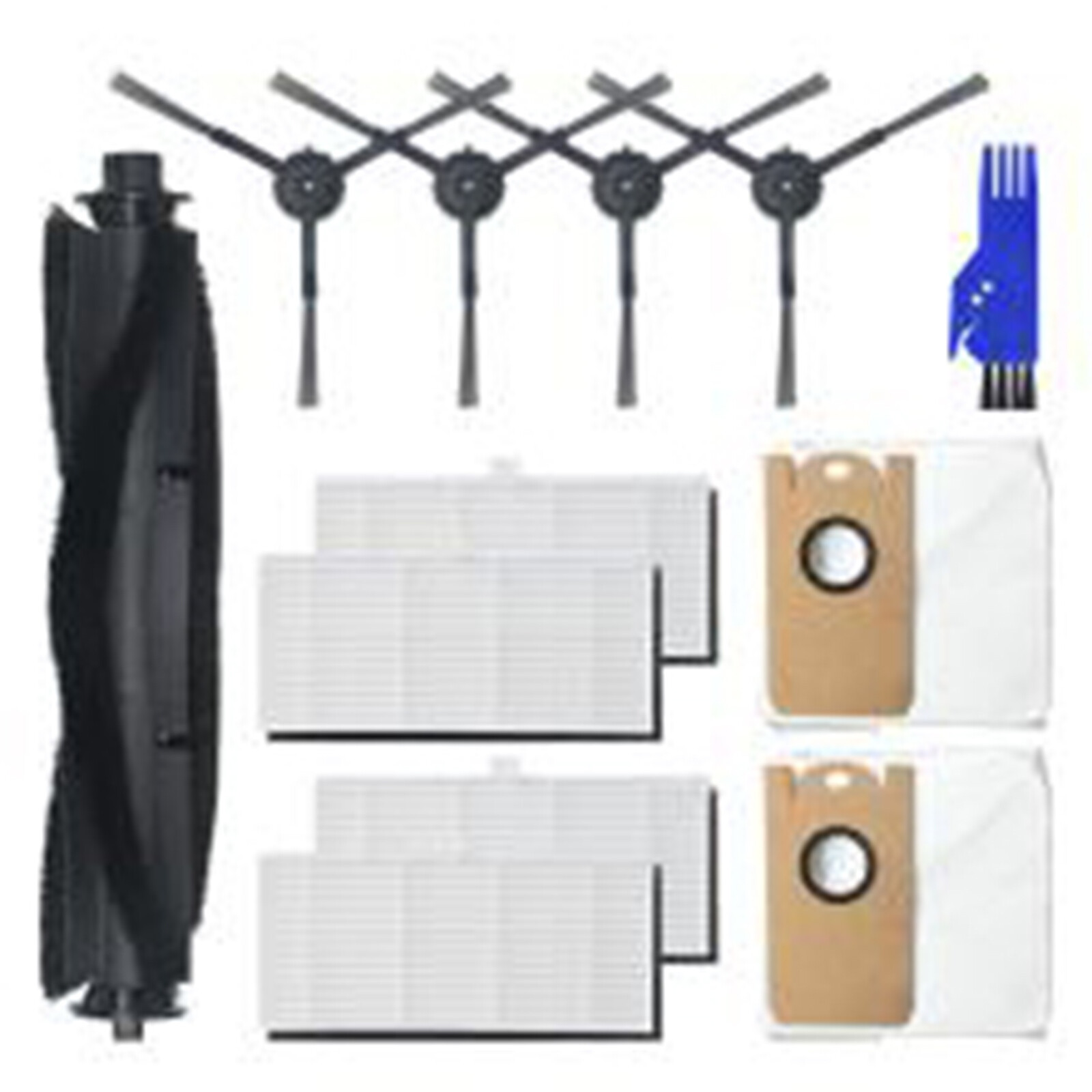 For VIOMI S9 Vacuum Cleaner Accessories Side Brush Filter Mop Cloth Dust Bag HUY