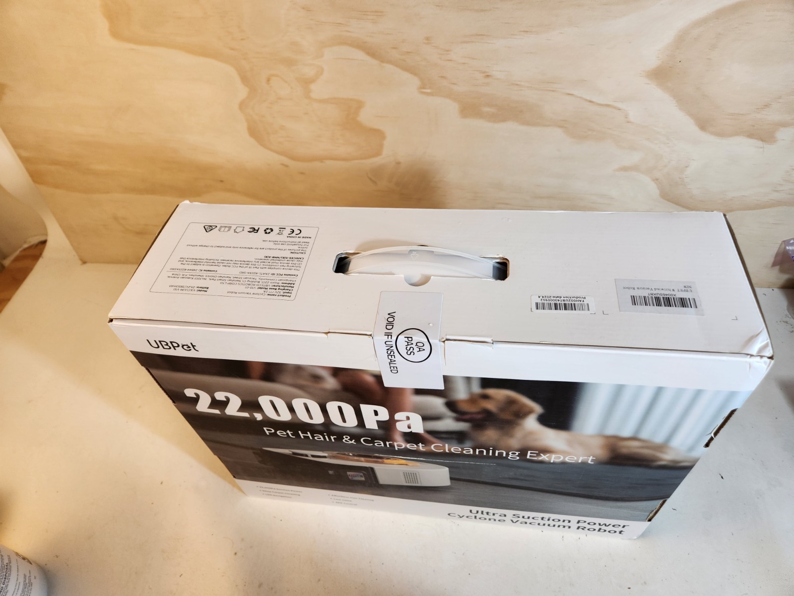 UBPET Robot Vacuum Cleaner 22000Pa Suction Smart Mapping LiDAR Pet Hair