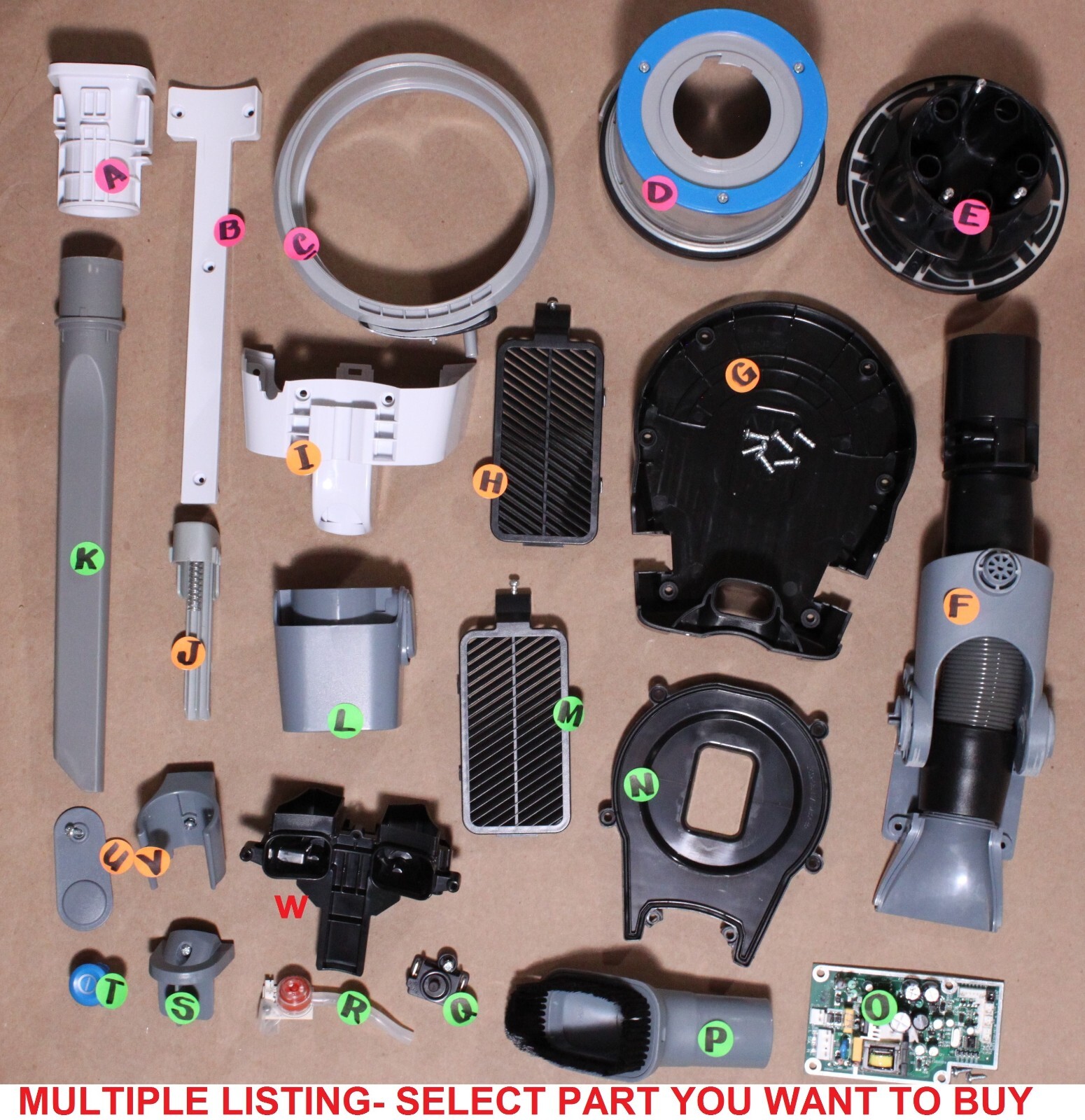 Hoover REACT UH73301 VACUUM CLEANER “REPLACEMENT PARTS”- MULTIPLE LISTING