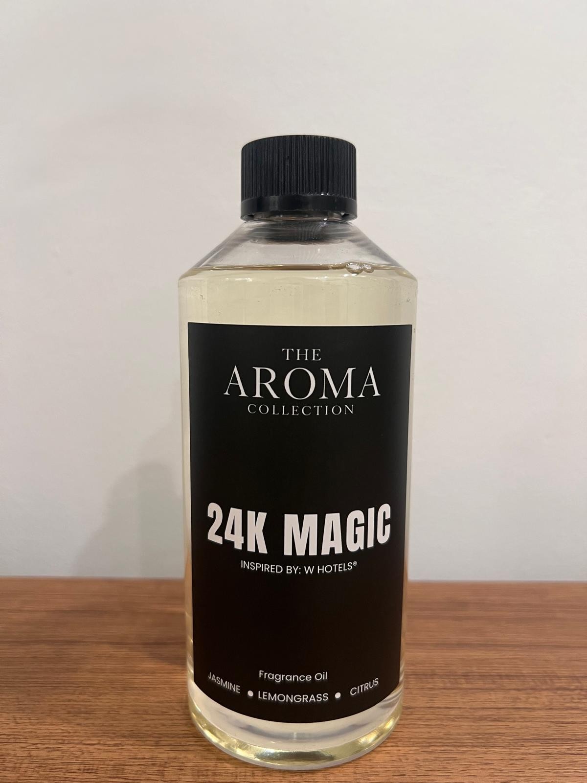 24K Magic 500mL Diffuser Scent Oil Inspired By: W Hotel Collection & AROMA360