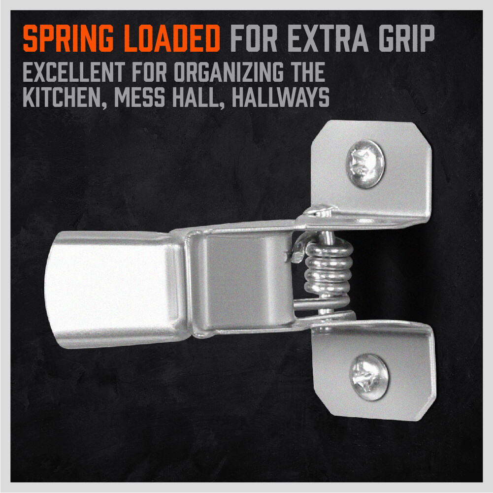 Garden Tool Organizer 10 Pack Shovel Broom Mop Holder Wall Mount Spring Grip H-D