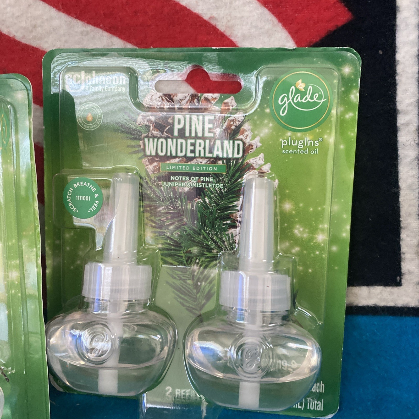 1 Glade PlugIns The Limited Edition “Pine Wonderland” 2 Ct Lot Of 3 Fast Ship!3