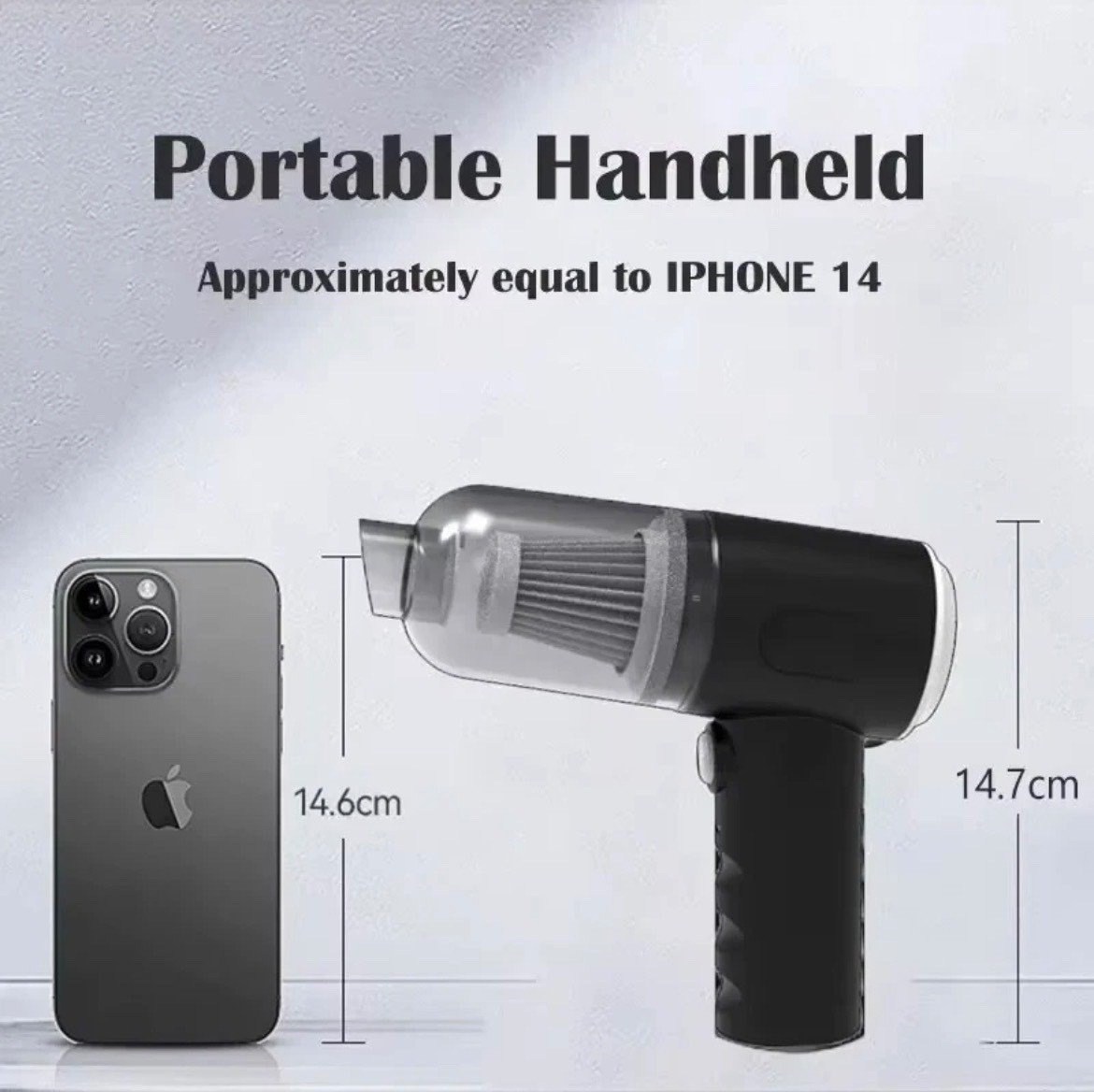 120W Cordless Handheld Vacuum Cleaner Small Mini Portable Car Auto Home Wireless