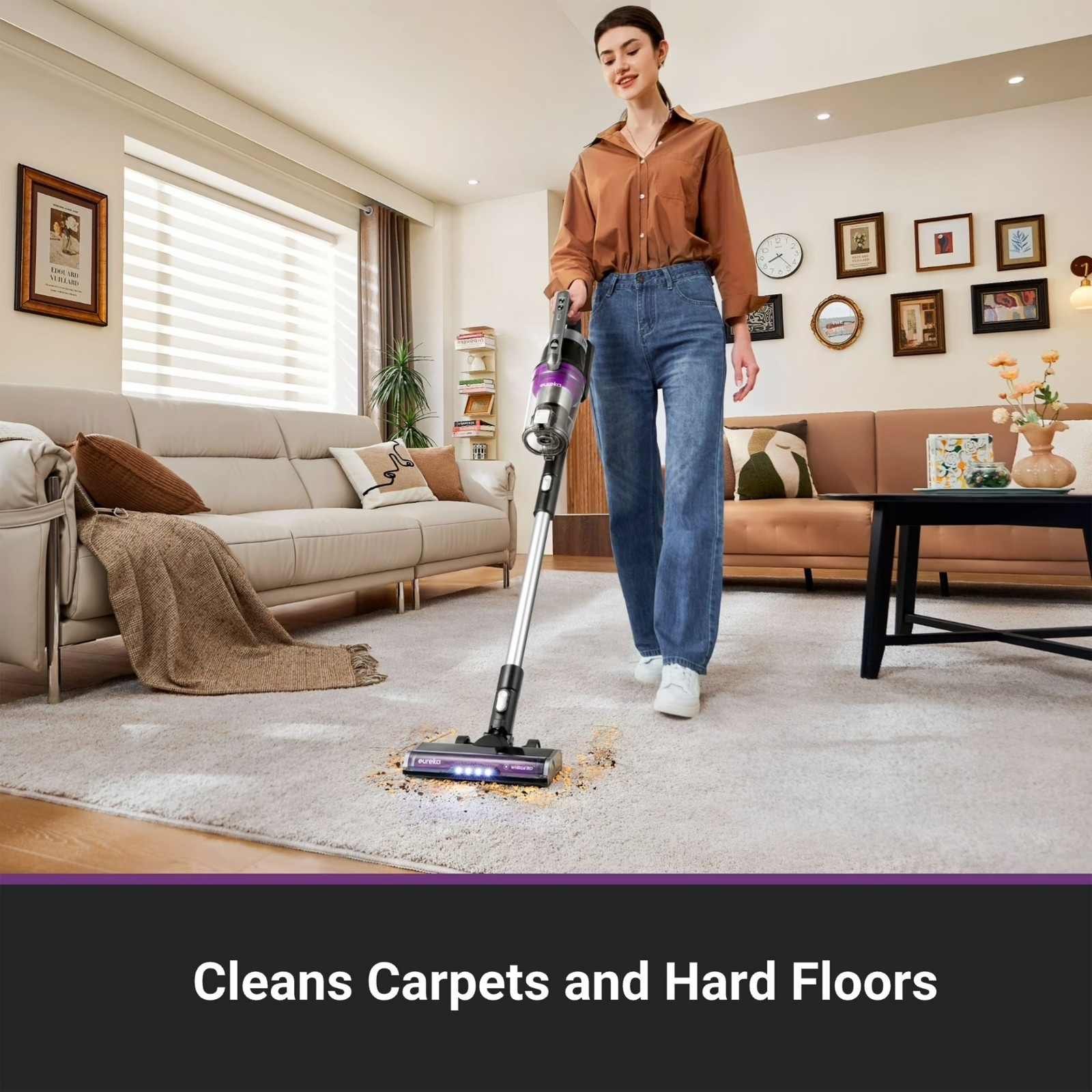 Eureka Stylus Elite NEC490SE Cordless Stick Vacuum With Self-Emptying Station