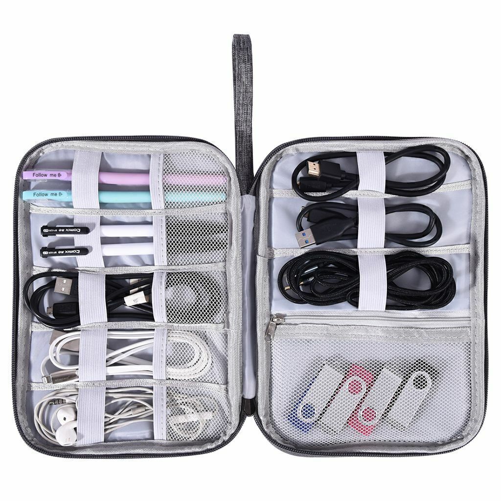 Travel Cable Bag Organizer Charger Storage Electronics USB Case Cord Accessories