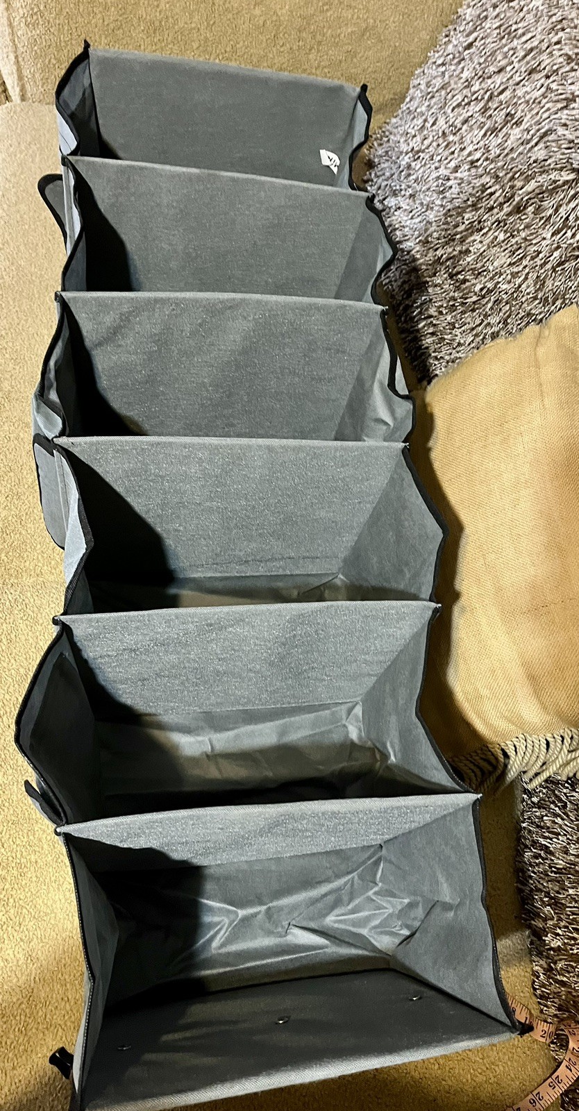 GRAY/BLACK STORAGE ORGANIZER CUBBY SET (VARIOUS SIZES) (GREAT FOR RESELLERS)
