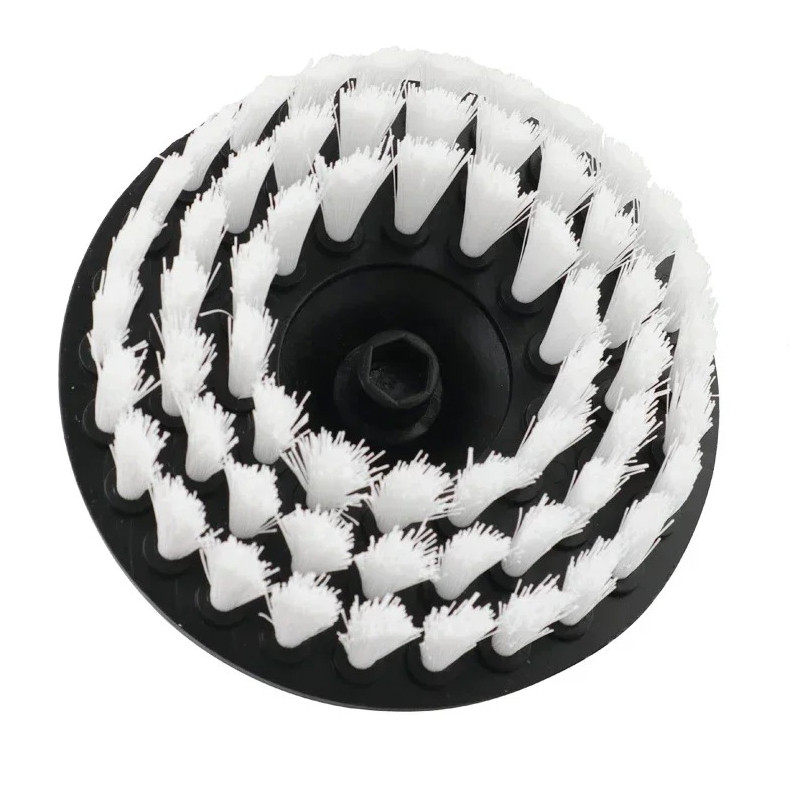 Drill Brush Power Scrubber Set 2–5in Nylon Cleaning Brushes for Bathroom Kitchen
