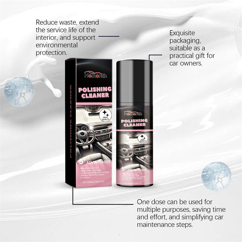Car Interior Polish 100ml Car Interior Cleaner Interior Detailer Spray