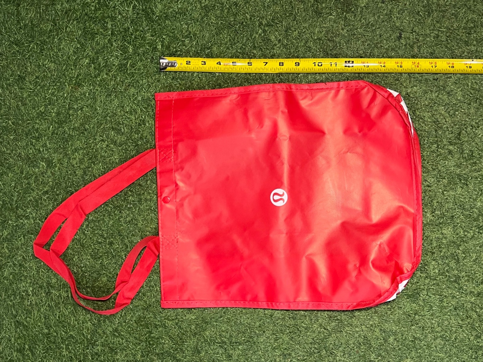 Lululemon Small Black And Large Red Reusable Shopping Bags (lot of 3)